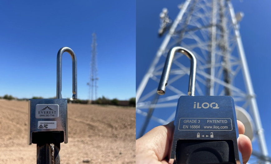Everest Infrastructure Partners pioneers iLOQ’s battery-free smart locks in telecom towers
